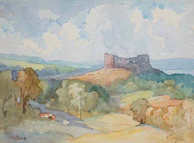 Valley with Castle Ruins