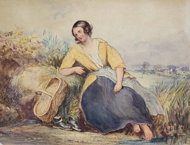 Woman with Basket